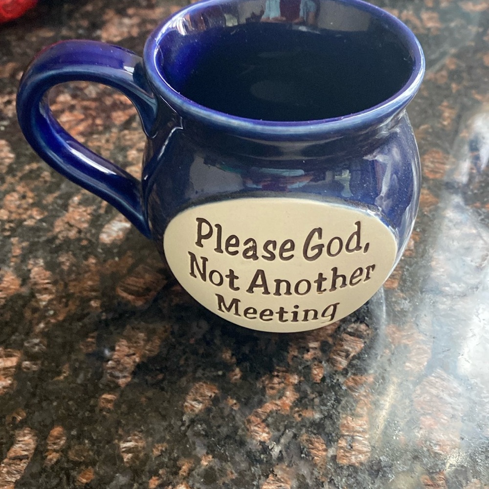Awesome! Meeting office break work profession coffee tea mug cup